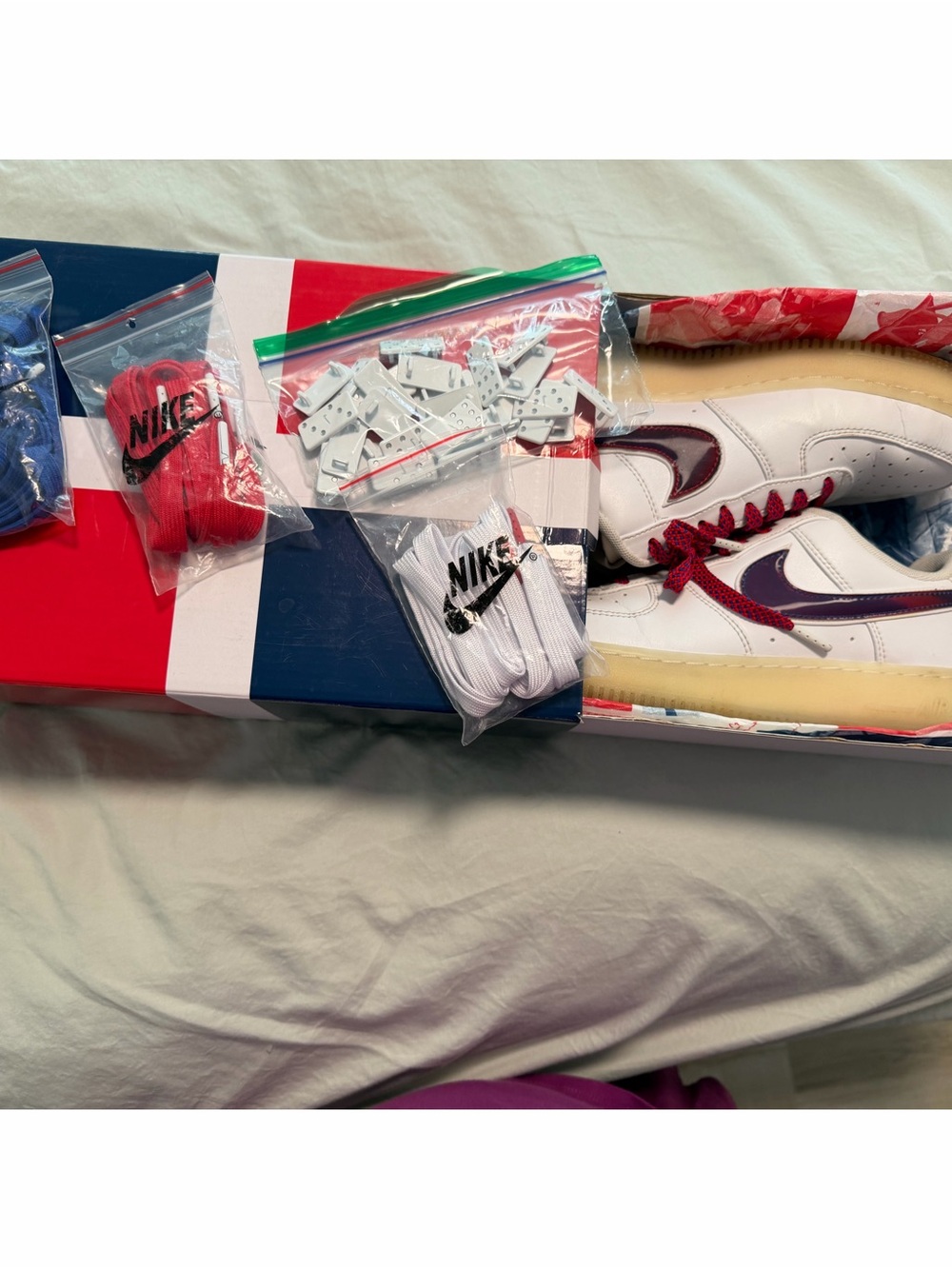 Nike Air Force 1 ‘De Lo Mio’ Shoes Good Used Condition Mens 7.5, Womans 9 - Picture 8 of 15